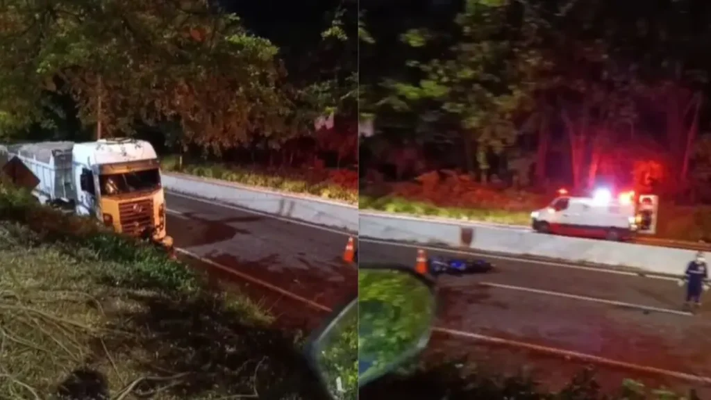 Motociclista morre ao bater em caminhão na BR-230 em João Pessoa