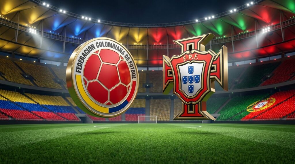 Colômbia empata com Portugal e garante liderança do Grupo K da Copa do Mundo