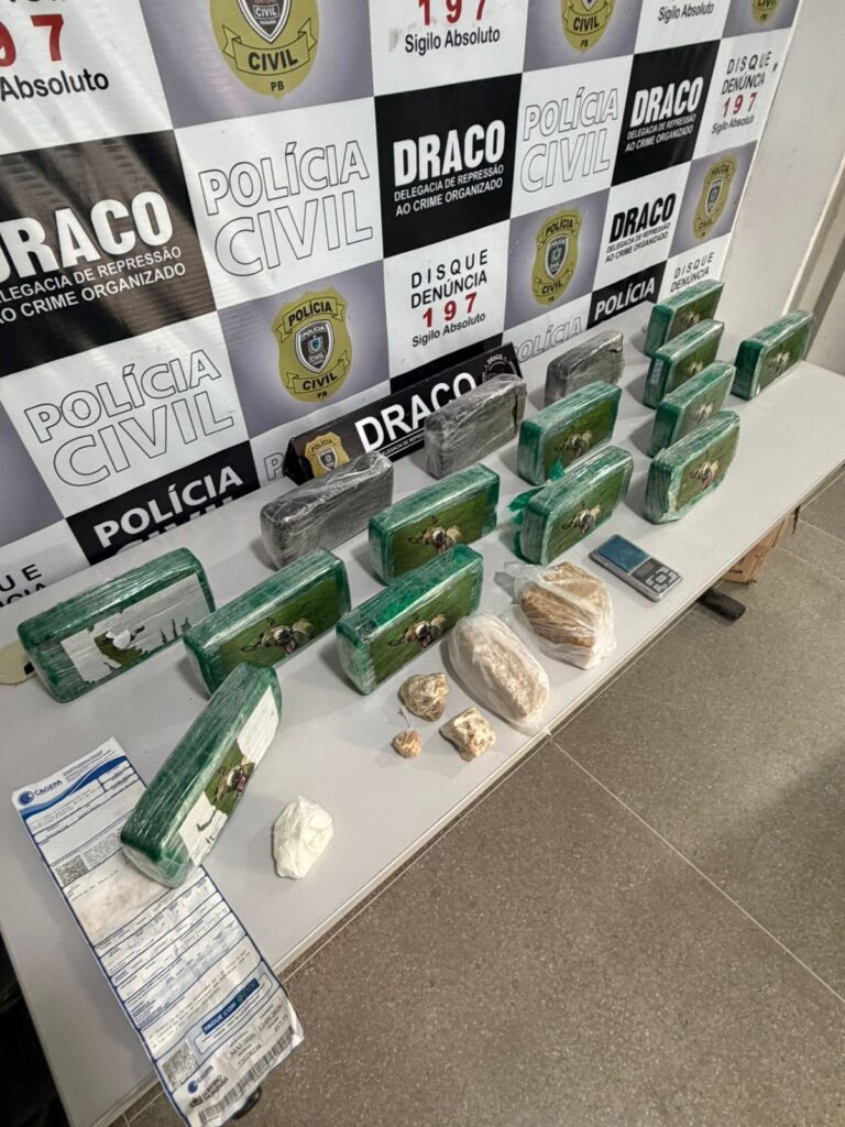 Polícia Civil apreende drogas destinadas ao São João de Campina (Vídeo)