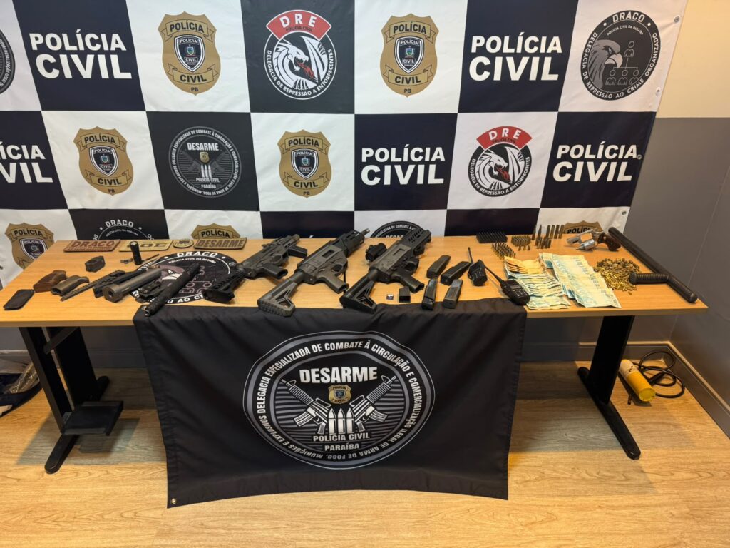 Polícia Civil apreende armas feitas em impressora 3D durante operação