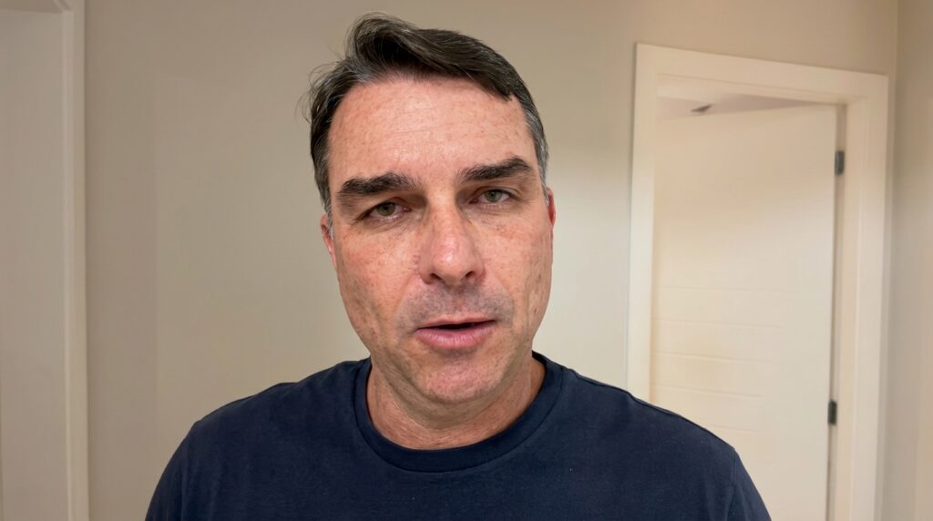 Flávio Bolsonaro divulga nota e nega ter questionado urnas eletrônicas em evento
