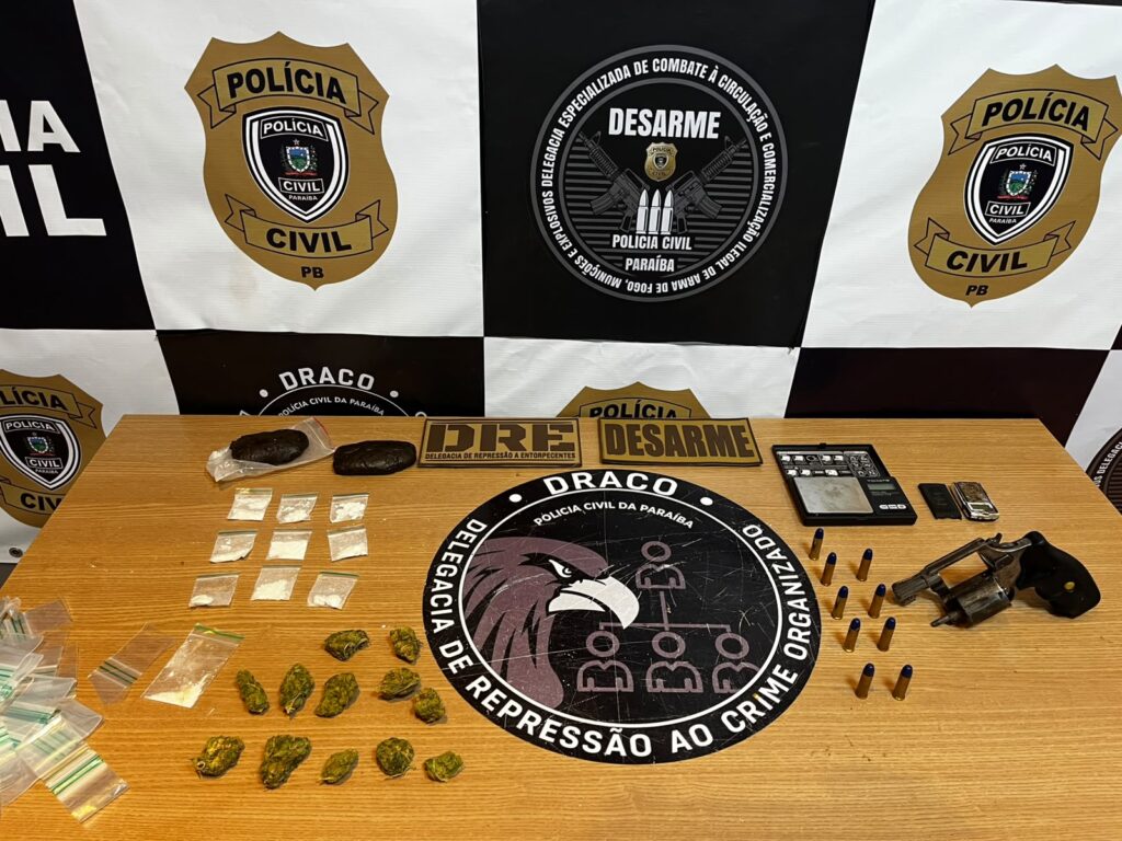 Reincidente: Preso por tráfico de drogas em João Pessoa é o mesmo que agrediu motorista de aplicativo em maio
